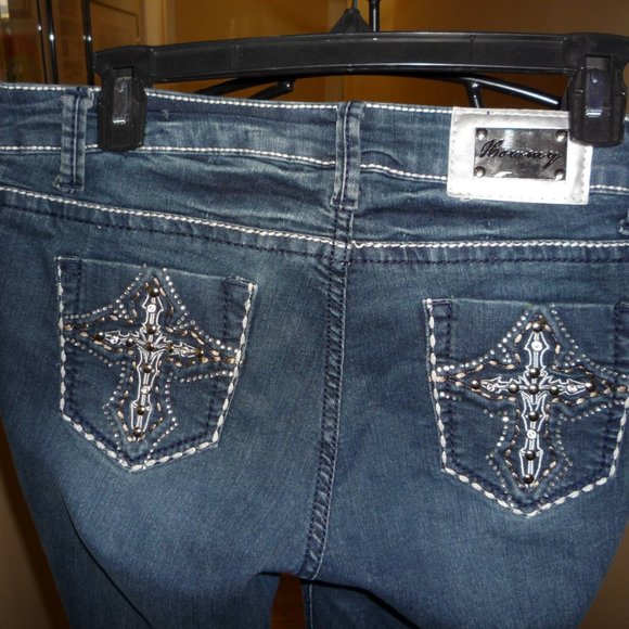 HOWMY JEANS NWOT JR 9 SKINNY STRETCH - Picture 3 of 4